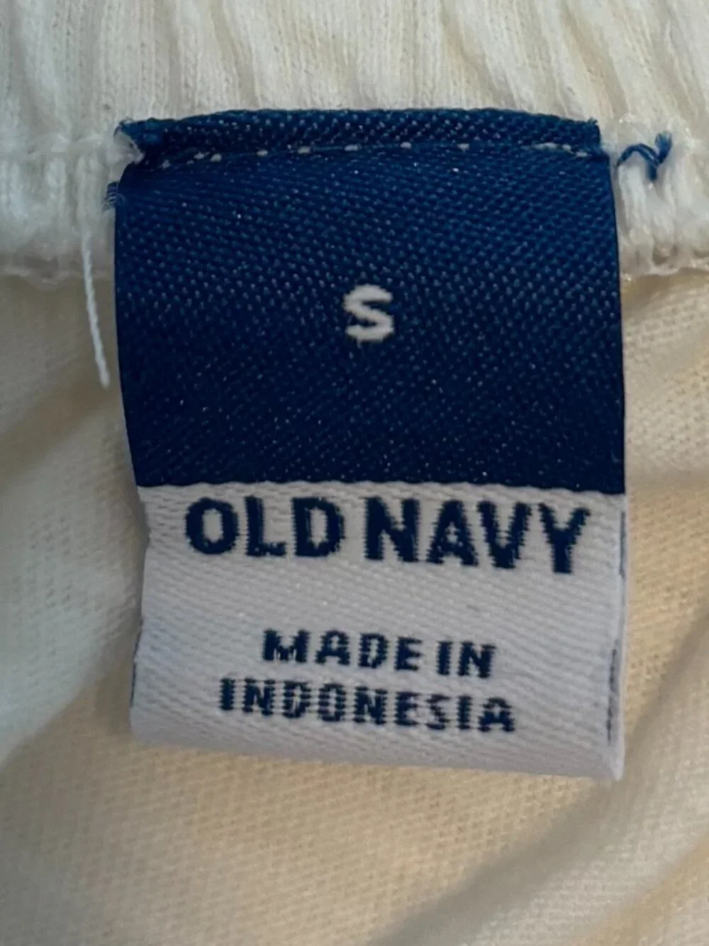 Old Navy Square-Neck Puff-Sleeve Top Size Small Color Sea Salt